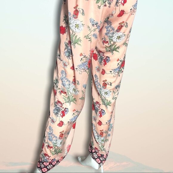 𝅺ASOS NWT Floral Strappy Jumpsuit Pink Size 4 - Picture 9 of 14